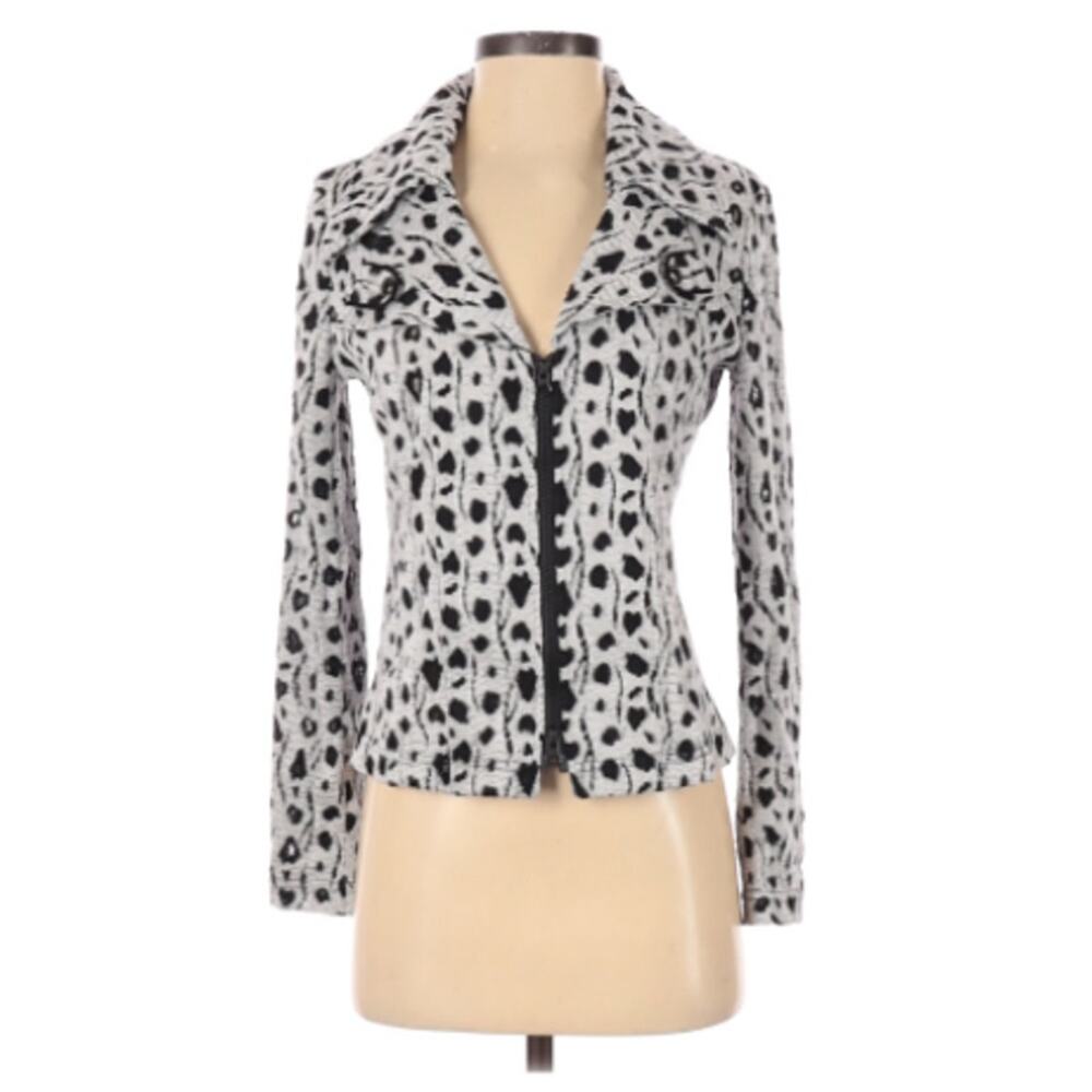 Ciara Sun Woo Animal‎ Print Jacket Womens Size S
